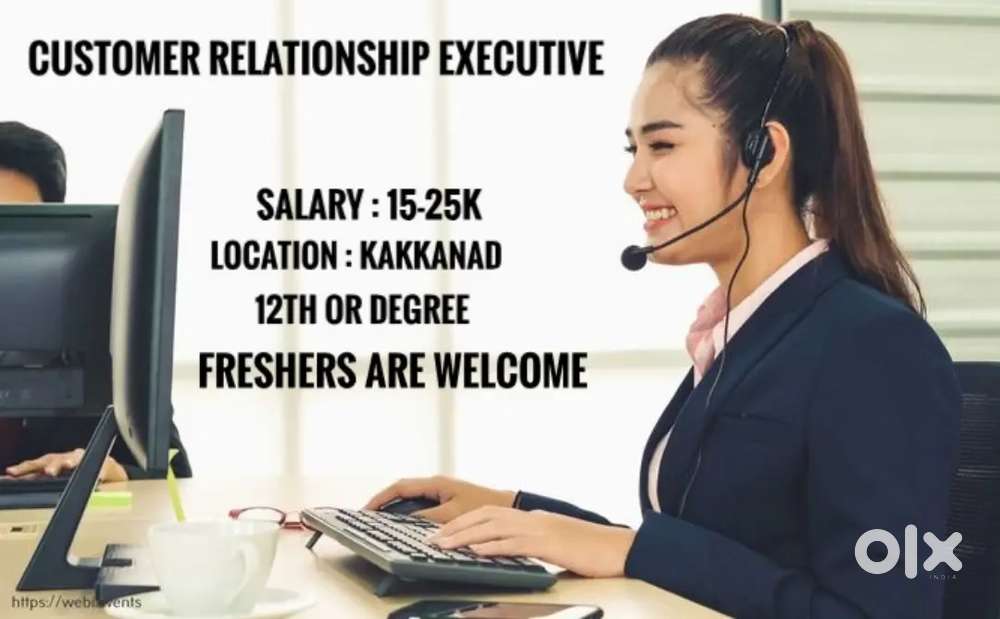 Customer relations executive and telemarketer