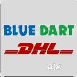 Courier Delivery with Blue Dart in Parrys.