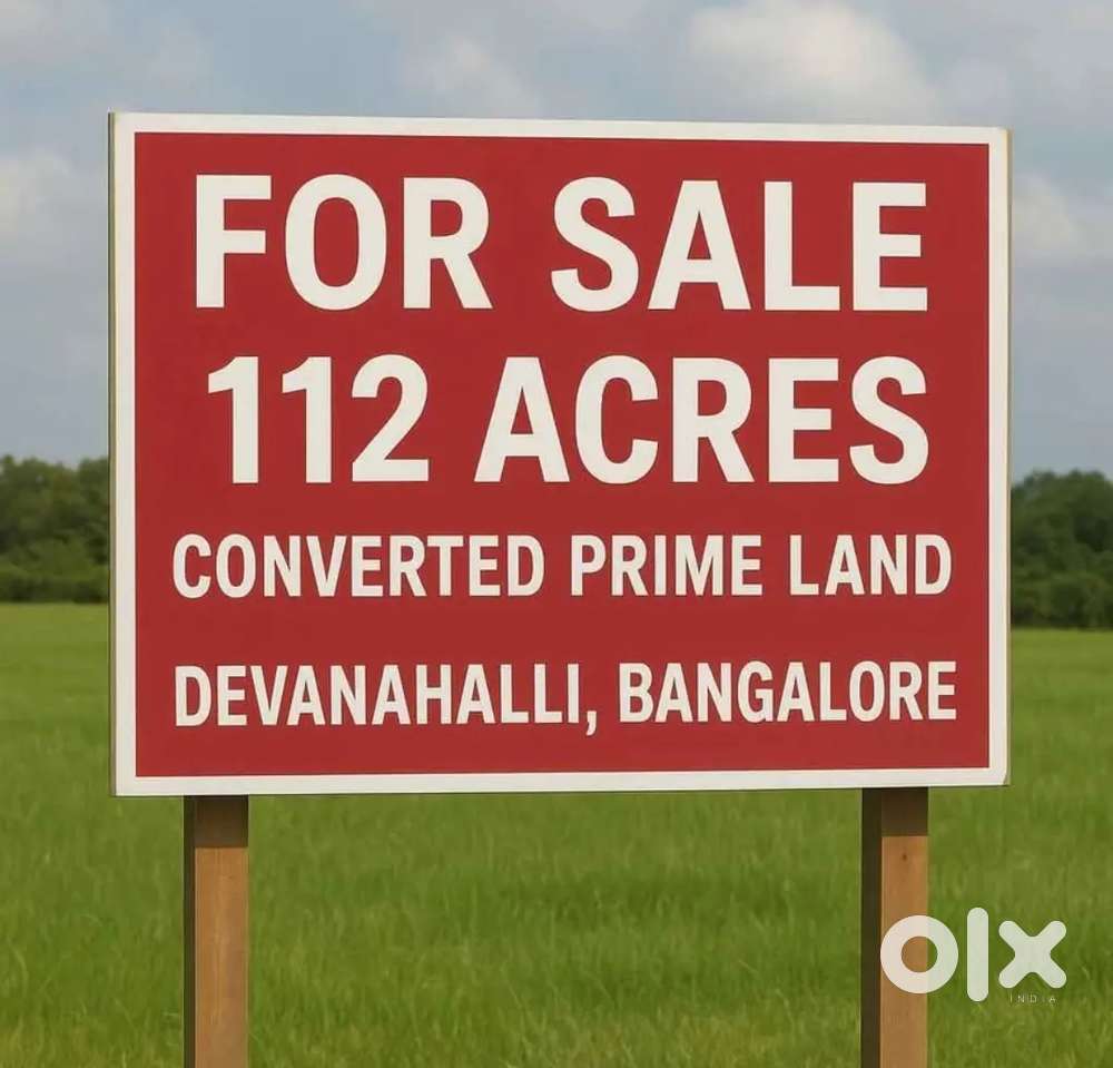 112 Acer's converted prime land available in Devanahalli Bengaluru