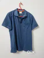 Blue Short Sleeve Polo T- Shirt