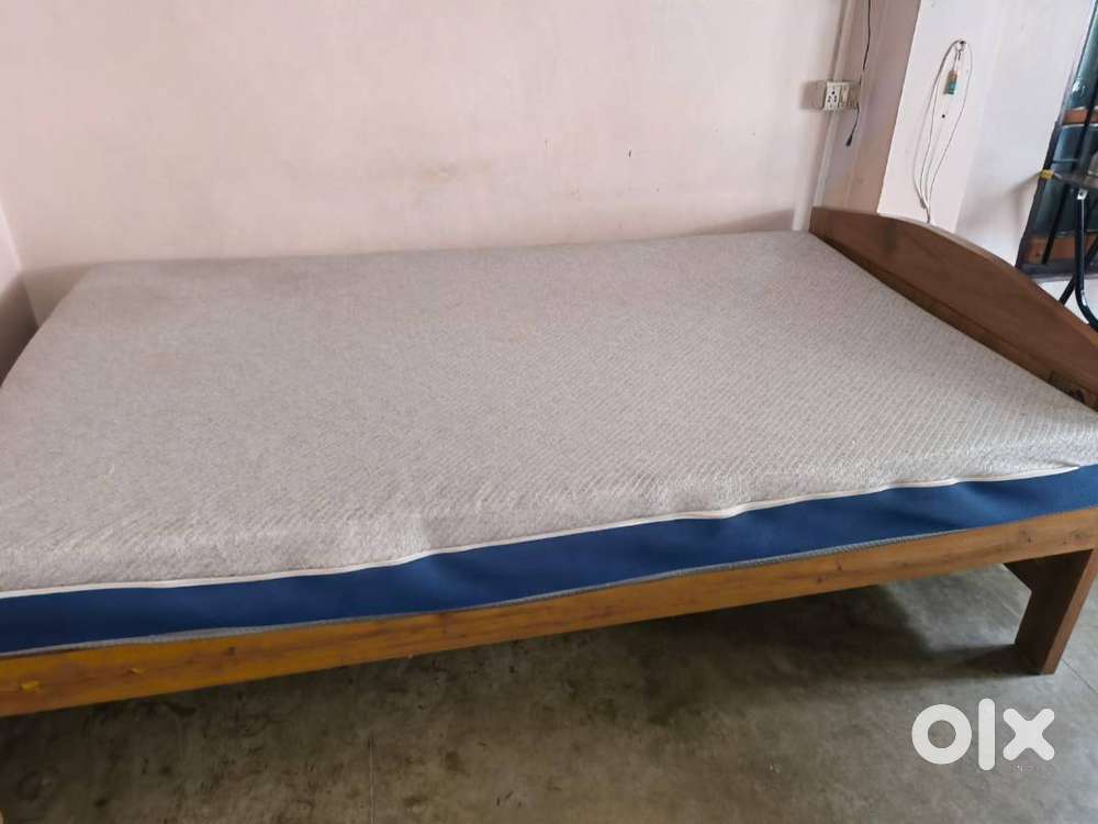 Bed and mattress available for sale at  AIDC Zoo road