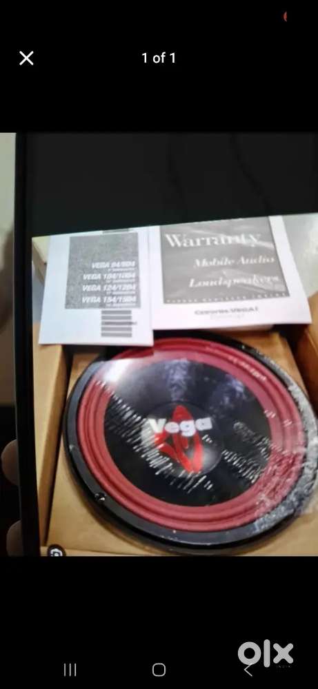 Subwoofer cerwin vegha