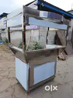 stainless steel tea stall Or counter (Brand-New) condition For Sale
