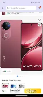 Vivo v50 256 3 mounth only