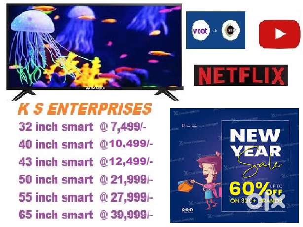 WINTER DHAMAKA OFFER 43 INCHES  SMART, 4K UHD LED TV IN 12,499 ONLY.