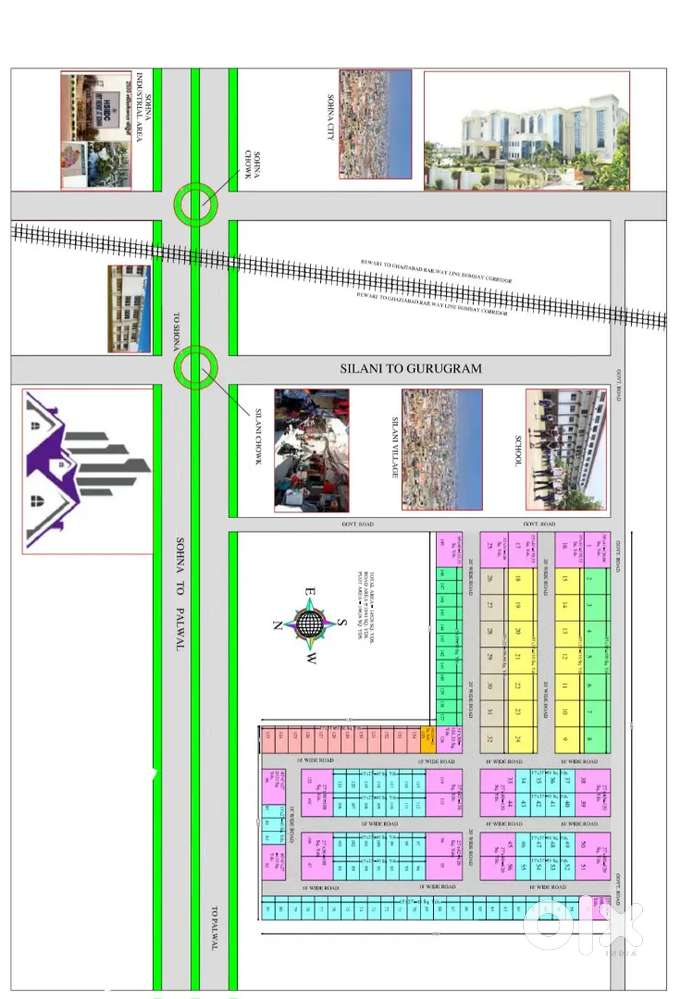 Limited plots available near sohna silani market