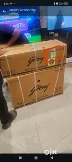 Brand new Split Ac Godrej 1 ton 3 star with 5 year warranty
