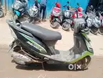 TVS SCOOTY STREAK; MODEL 2013; SELF STARTER; BLACK & GREEN COLOUR; BS3