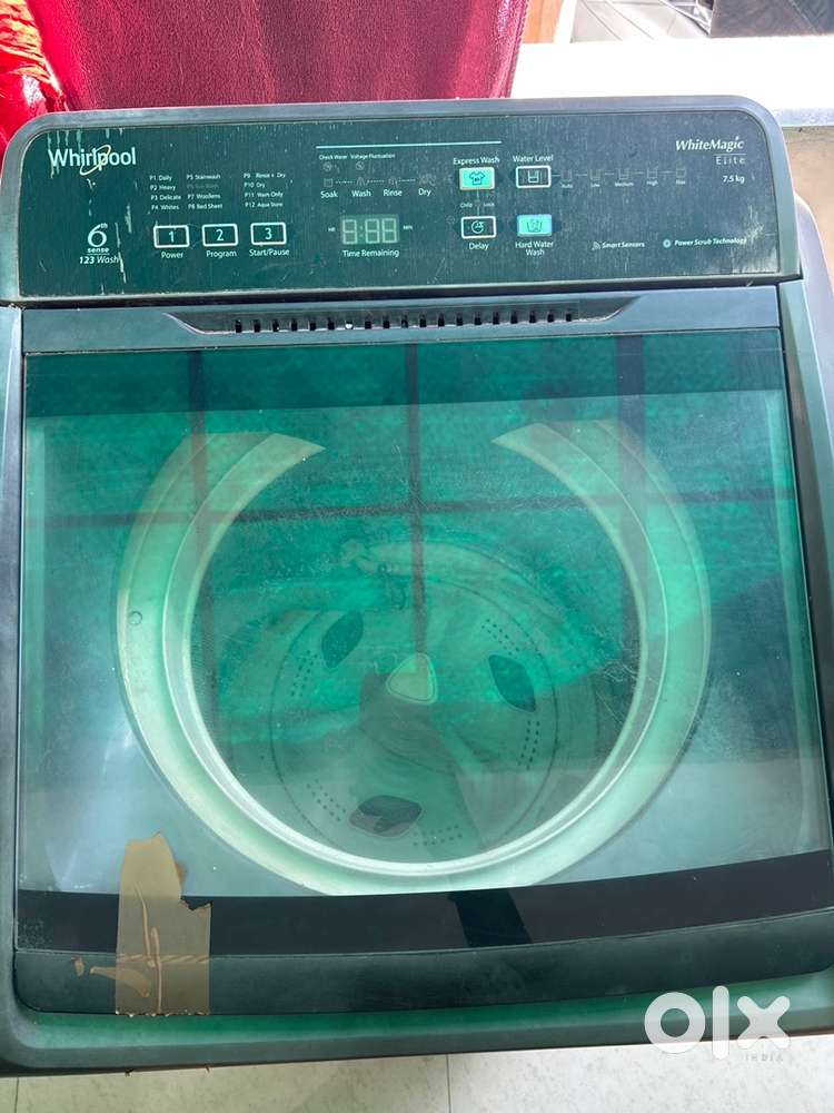 Whirlpool washing machine , 7.5 kg , smart sensor