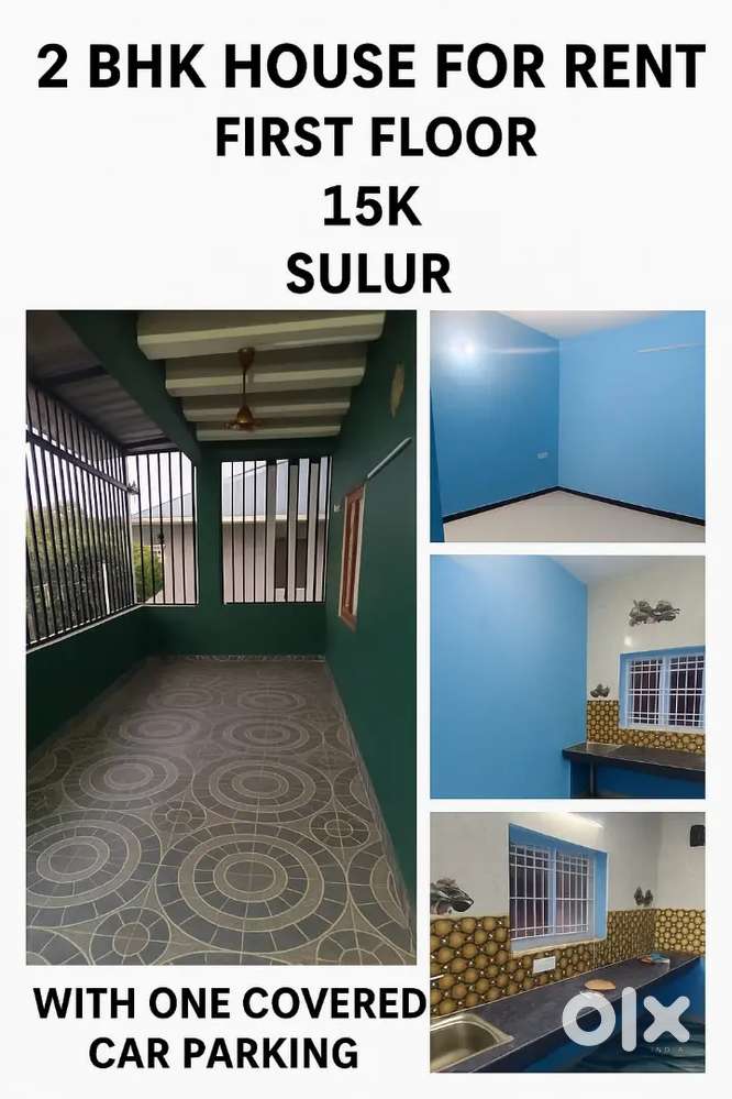 2bhk with 2 attached bathroom with balcony