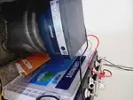 Inverter with battery