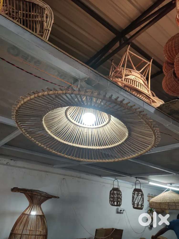 Lamp cane lamp for home decor bamboo furniture set pidha bamboo lamp