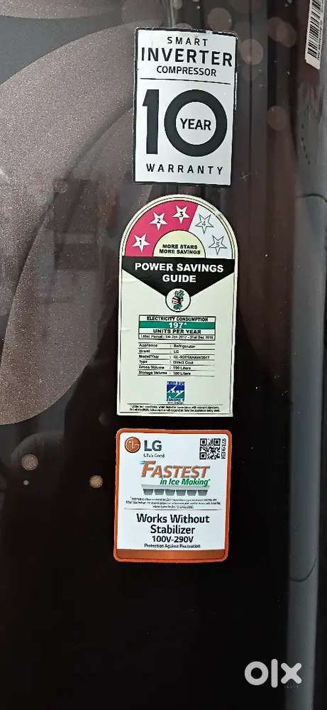 LG REFRIGERATOR SINGLE DOOR