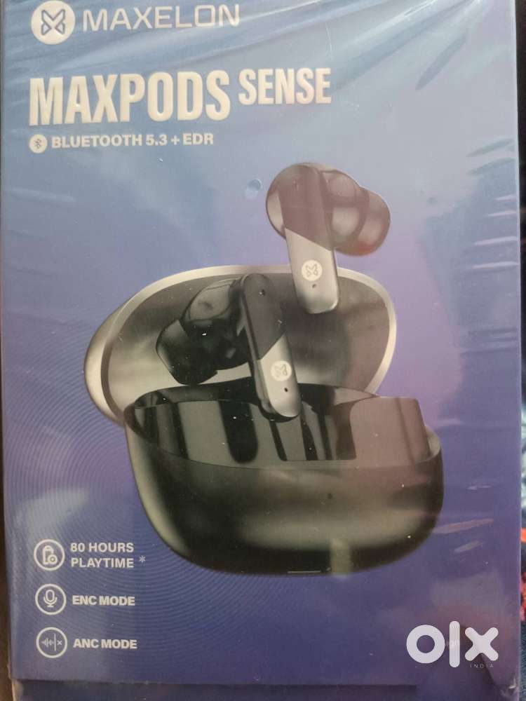 MAXPODS SENSE MAXELON 80 hours playtime enc mode and mode