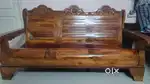 3 Seater teak sofa -Good back support