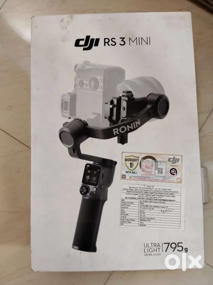 Dji rs3 mini gimbal 1.5years old