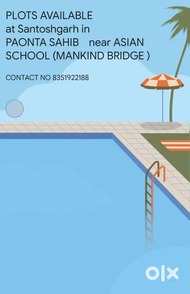plotsavailable at santoshgarhNearASIANschoolMankindpull4.50lakh/bishwa