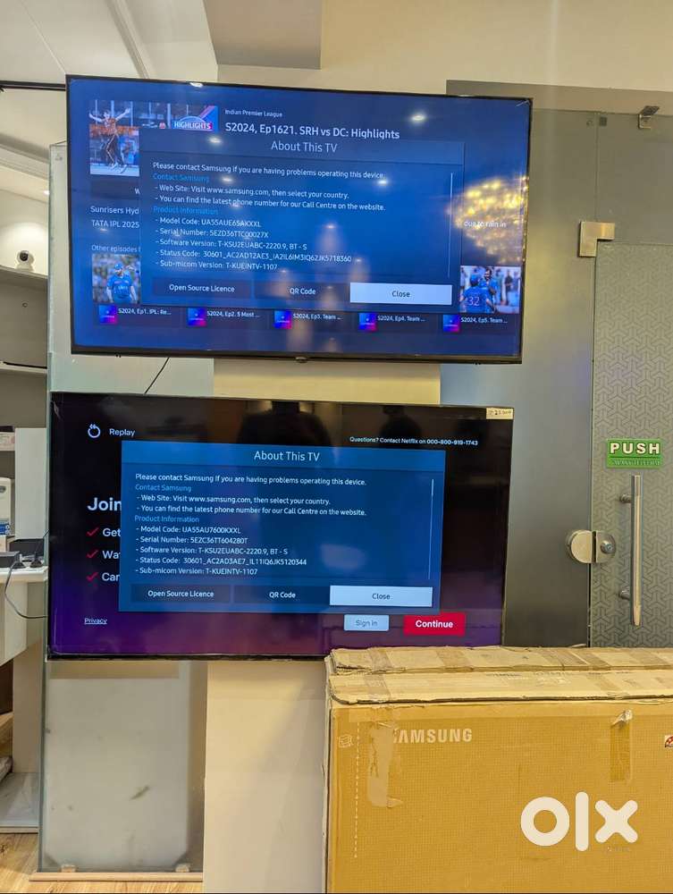 BRING HOME A BIG SCREEN EXPERIENCE WITH THIS SAMSUNG 55 INCH TV!!