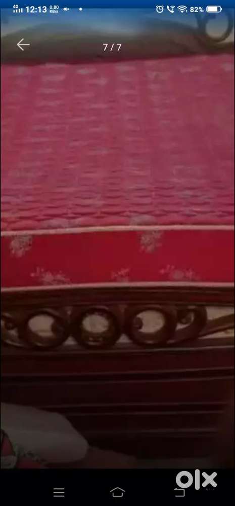 6x6.5 duroflex red quilted mattress for urgent sale  good new look