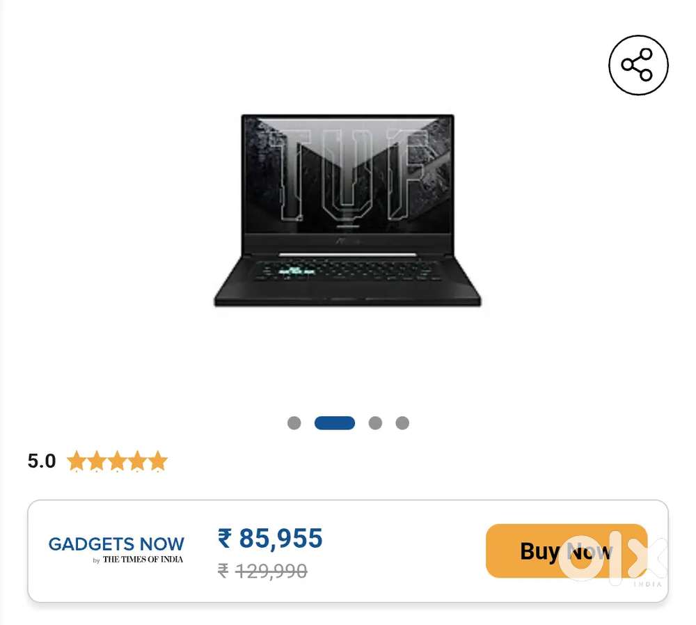 Asus TUF Dash F-15 Laptop