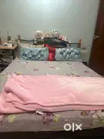 Bed for sale with mattress at ₹7000