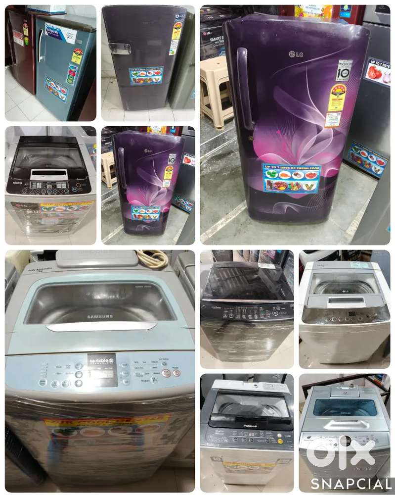 GET_5 YEAR WARRANTY LESS USED ( REFRIGERATOR W.M AC ) FREE DELIVERY