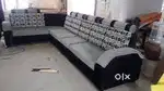 Super Sunday Spicale New Sofa Set 8469 L Shaf 14000 Emi Available