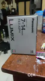 Panasonic lumix. Leica lens. 7-14 & 45mm