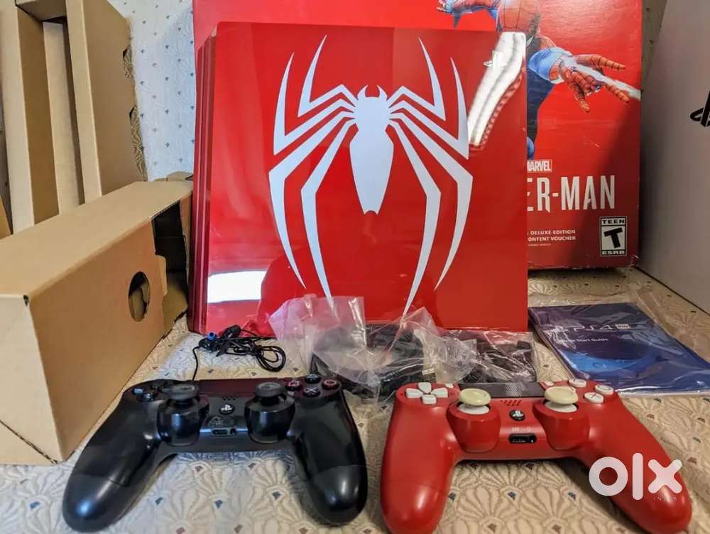 Sony PlayStation 4 Pro 1TB Spider-Man Limited Edition Console PS4 NICE