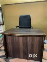 OFFICE TABLE AND BOSS CHAIR