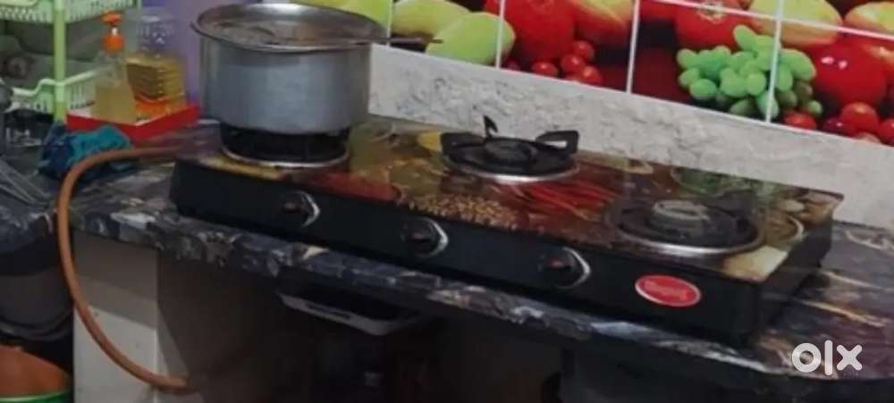 Gas stove 3 burner elegant brand