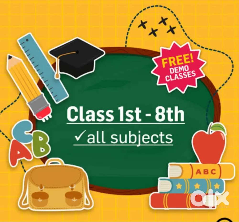 Tuition Classes for students from 1st to 8th