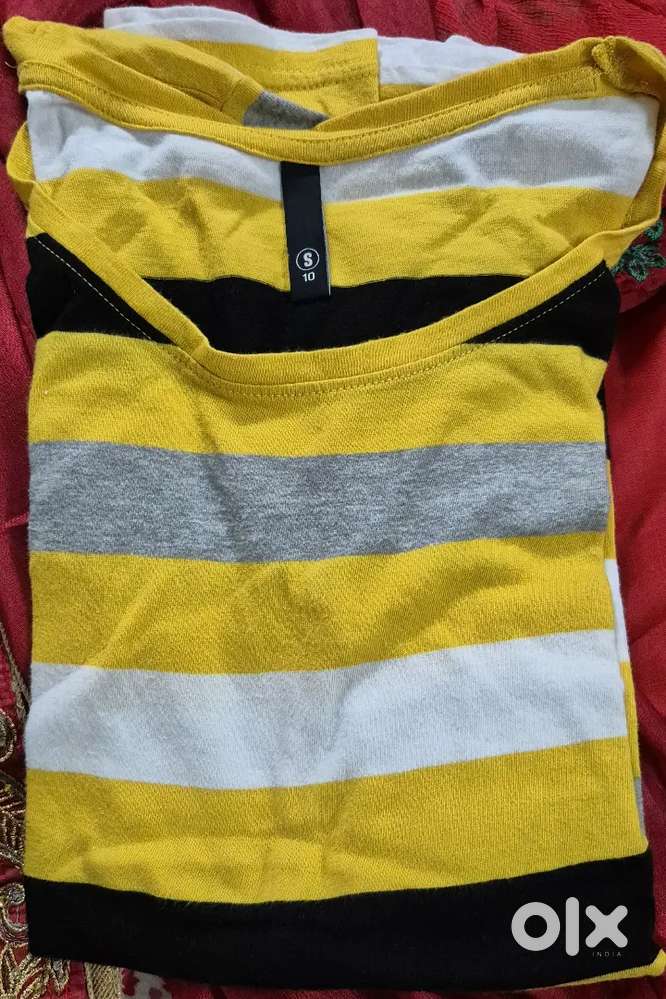T shirts, salwar suits, tops, dopattas..