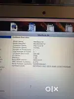 Apple Macbook Air 13” i5 Intel core 256 Memory
