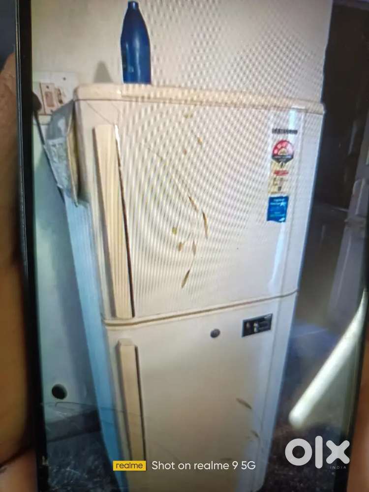 Fridge  is white in colour