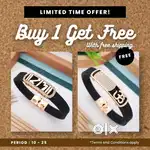 Stylish Black Bracelet – Diamond Look, Budget Price!