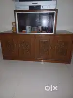 Wooden cabinet with storage of teakwood mica 3500/-