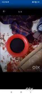 Table fan with audio box