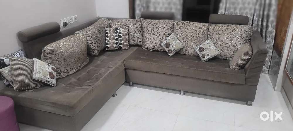 Sofa L shape 6 seater