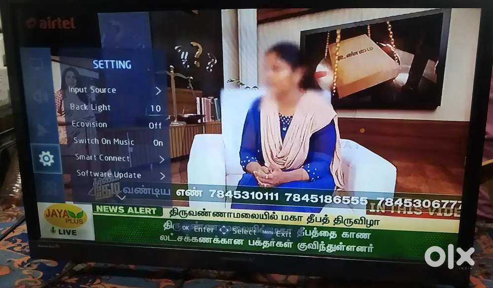 Videocon 32led TV very excellent condition for sale with base stand