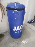 Punching bag and gloves
