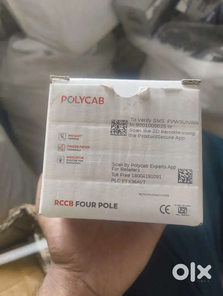 Polycab RCCB four pole
