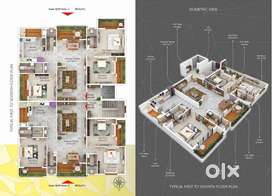 3 bhk luxurious flat in new manish nagar nagpur