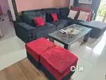 7 seater sofa with center table