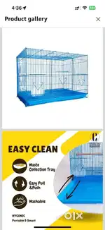 New bird cage