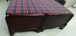 Teak wood heavy divan come sofa come cot.