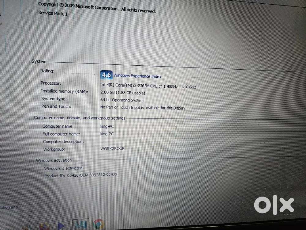 Dell Laptop i3,64bit operating system