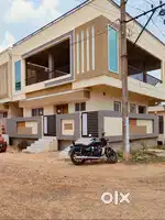 Corner house newly built house