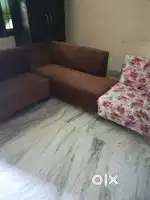 L shape sofa set