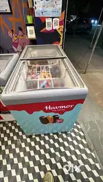 Ice cube maker and ice cream fridge